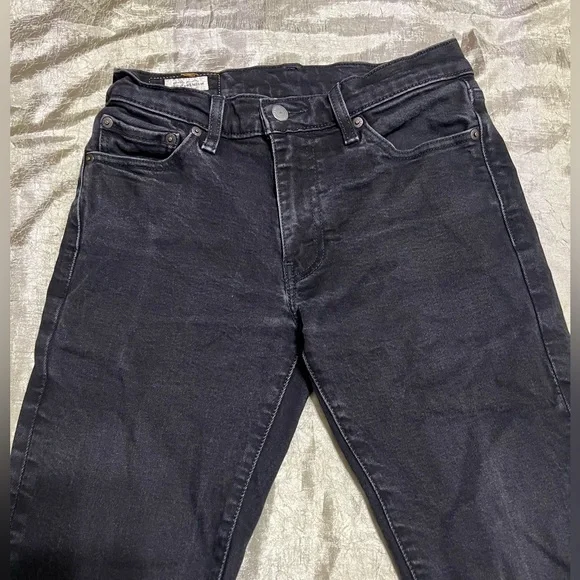 Levi’s 511 Jeans Men’s 30x30 Slim Straight Leg Black Stretch Denim Premium Big E - Picture 2 of 13
